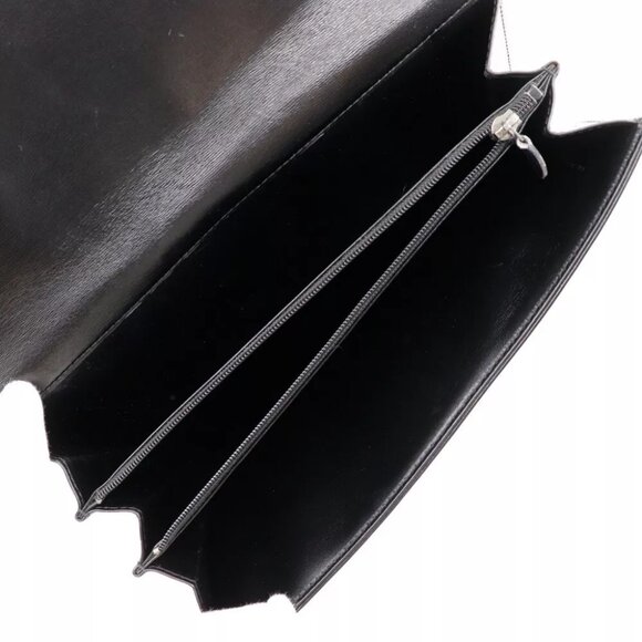 LOUIS VUITTON Aegean Clutch bag M63962 Opera line Noir black leather unisex - Picture 5 of 9